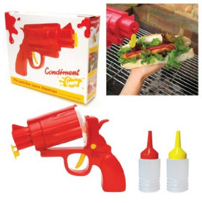ketchup and mustard gun, great for camping or BBQ or for the Man Cave #amazon #FreeShipping