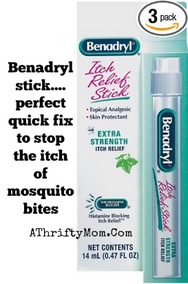 Benadryl itch releif stick, perfect for mosquito bites #Summer, #itchRelief, #Camping