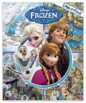 Diseny Frozen Look and Find Book, Disney Book great for kids #Frozen