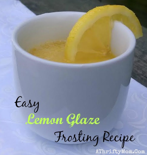 Lemon Glaze Icing, quick and easy recipe