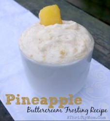 Pineapple Buttercream Frosting Recipe, quick and easy #Frosting, #FruitDip, #EasyRecipe, #ButterCream