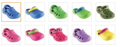 Baby Clogs Colors