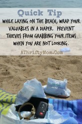 Day at the beach quick tip, Ideas to stay safe, Quick Tips, Hacks