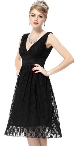 Lacey Black Dress