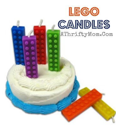 Lego Birthday candles, #LegoParty, #Lego