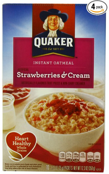 Quaker Oatmeal Strawberries