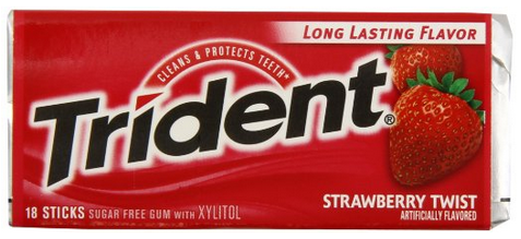 Trident Strawberry Gum