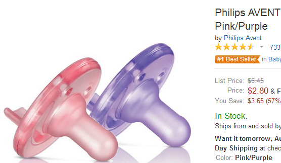 avent soothie pacifier