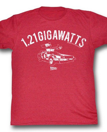 1.21 Gigawatts Back to the Future Shirt