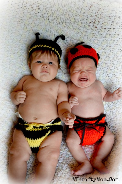 Babies dressed like bugs, playing dress up with out cute little babies