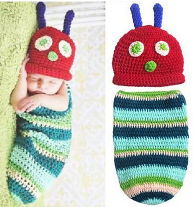 Caterpillar Knit Baby Costume