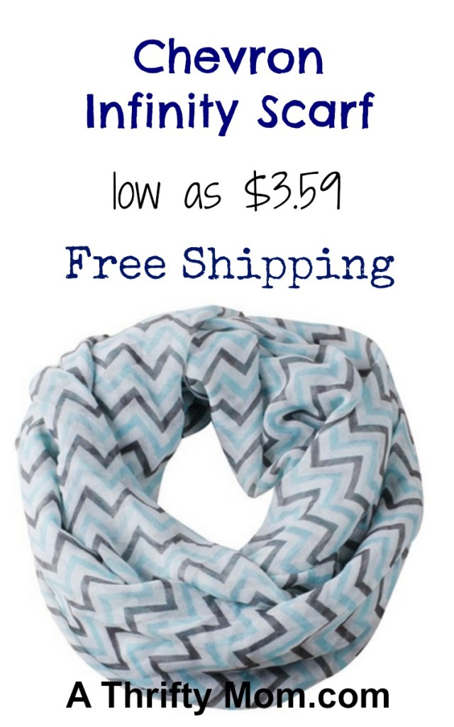 Chevron Infinity Scarf Free Shipping #WomensScarf
