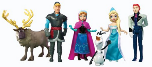 Complete Frozen Doll Set Olaf Elsa kristoph Anna sven