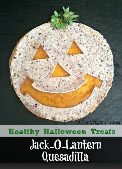 Healthy Halloween Treats, Jack O Lantern Quesadilla #Pumpkins, #Halloween, #HealthyTreats