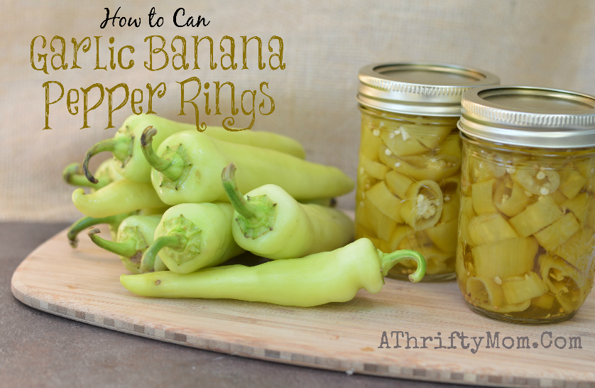How to can Garlic Banana Peppers, #Canning, #Garden, #peppers