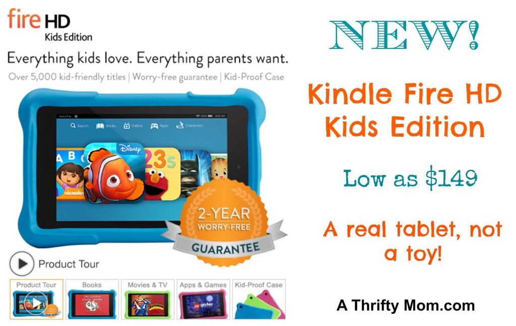 NEW Kindle Fire HD Kids Edition #KidsKindle #ChristmasGift