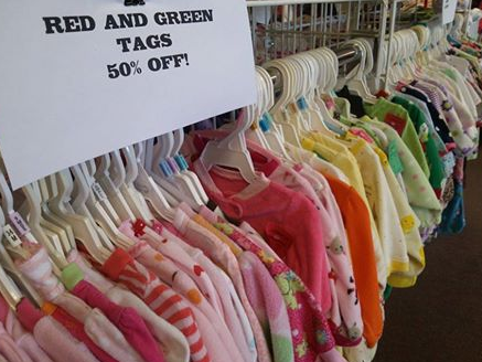 Other Mothers Red and Green tag sale