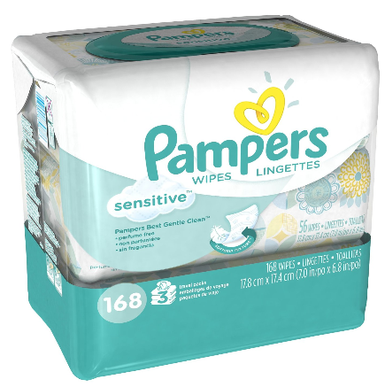 Pampers Sensitive Wipes Travel Pack Coupon Deal #BabyCoupons