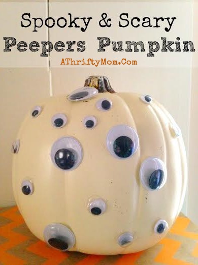Peeper Pumpkins, Easy ways to decorate a pumpkin, Pumpkin Decorating Ideas, #Pumpkins, #fall, #Hacks