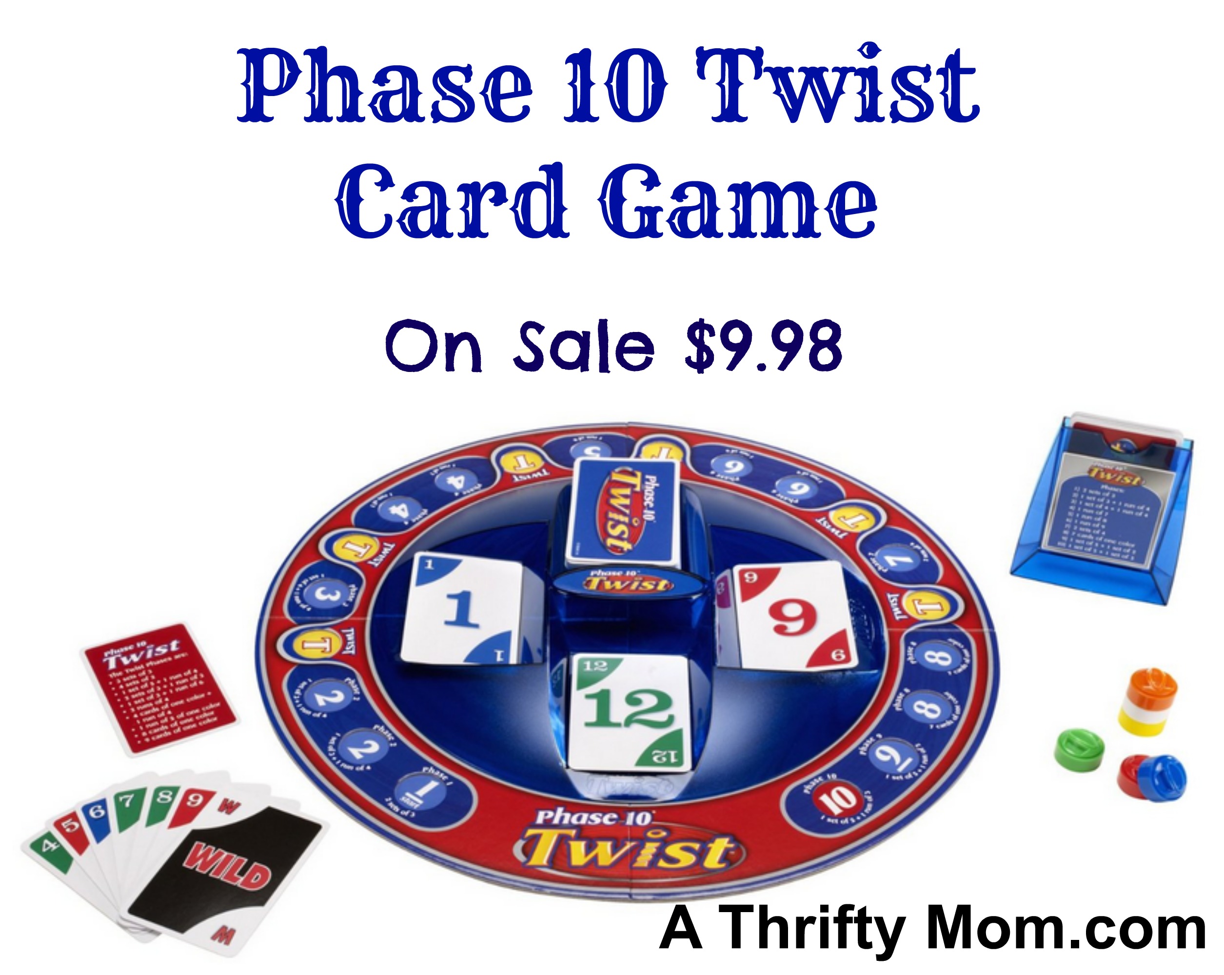 Phase 10 Twist Card Game Mattel W4732