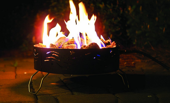 Portable Propane Campfire1