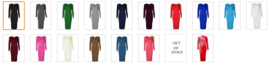 Womens Long Sleeve Scoop Neck Midi Dress Colors
