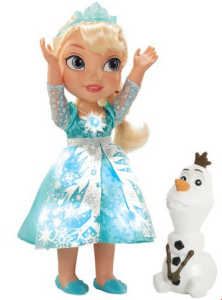baby Elsa and olf doll