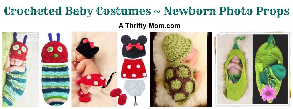 crocheted Baby costumes