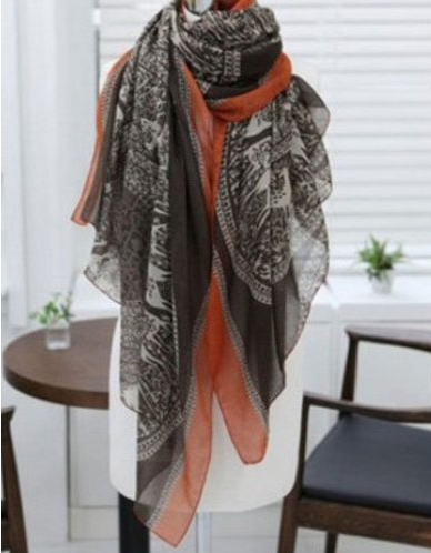 fall colored scarf under $4 plus free shipping, #fall, #fashion