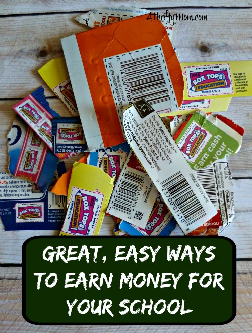 great ways to earn money for your school, #tips, #donations, #boxtopsforeducation, #boxtops, #souplabels, #school, #thriftywaystohelp