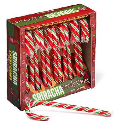 hot sauce candy canes