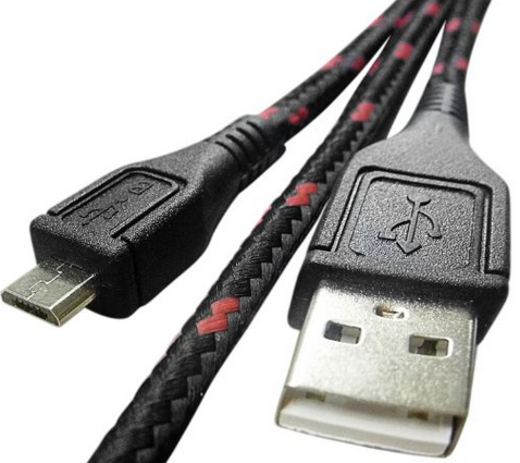 jacketed micro USB cable life time warranty