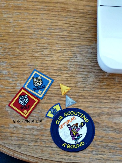 sewing patches on a scout shirt, #sewing, #tutorial, #tips, #diy, #savingmoney