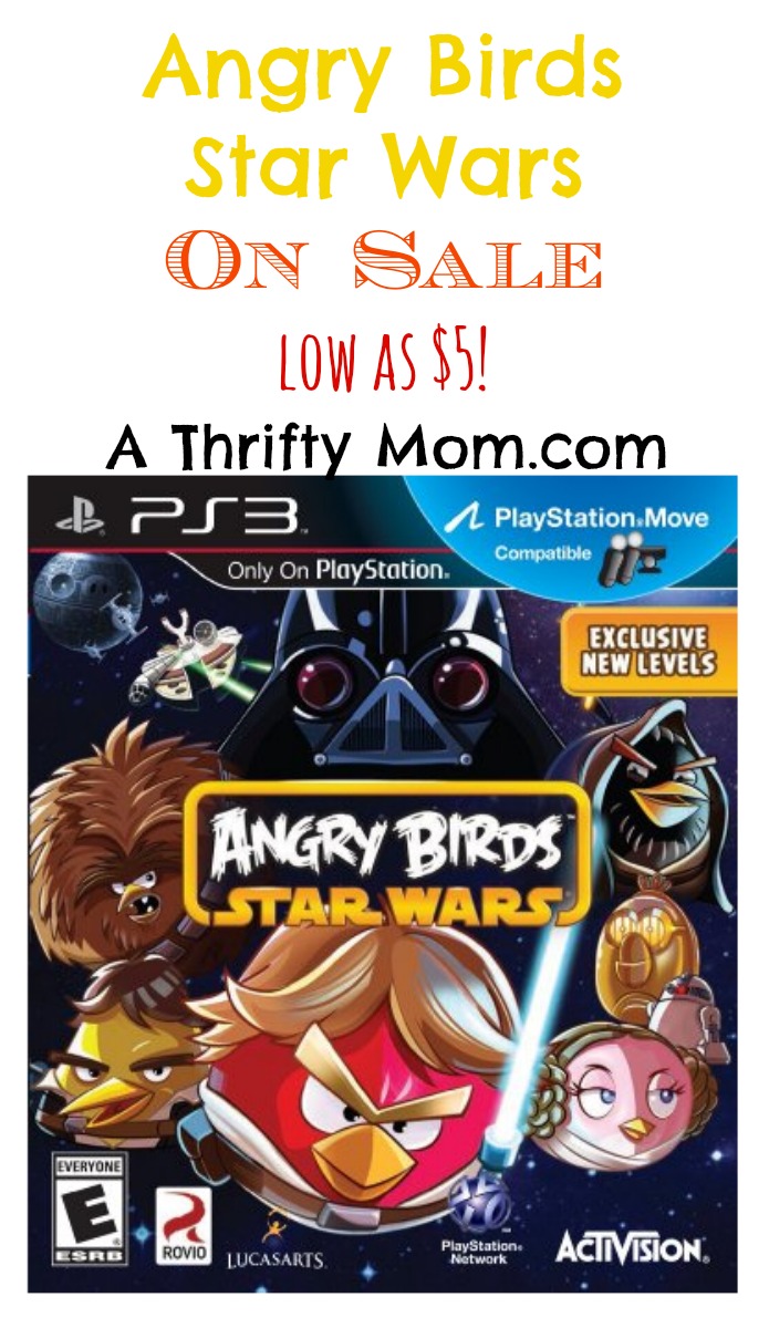 Angry Birds Star Wars For Ps3 Low As 5 Don T Miss This Sale Also Available On Other Platforms Price Varies Videogamesforkids A Thrifty Mom Recipes Crafts Diy And More