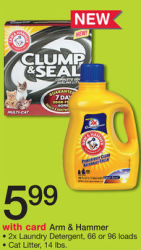 Arm & Hammer clump and seal at Walgreens 11-5
