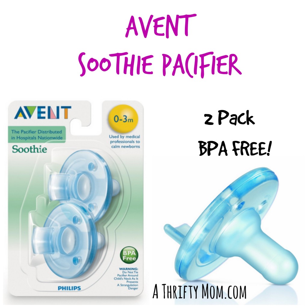 Avent BPA Free Soothie Pacifiers low as $1.34 each - 2 pack - It's always good to have a few backups! #BabyProducts