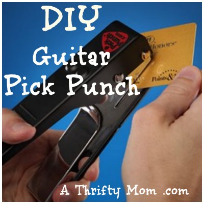 DIY Guitar Pick Punch