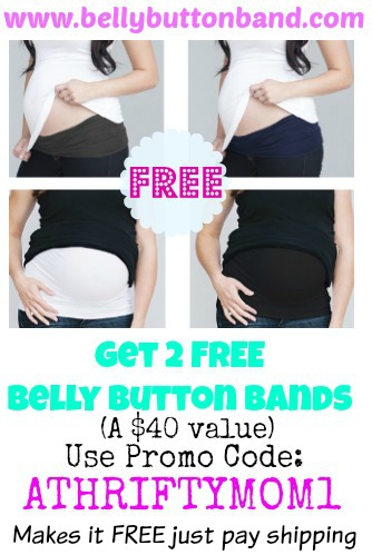 FREE Belly Button Band or Body Band maternity bandfrom BellyButtonBand.com with promo code ATHRIFTYMOM1 at checkout, a $40 valu
