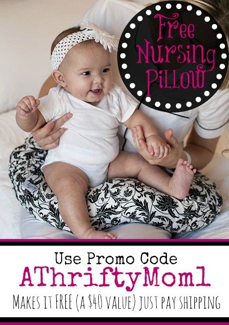 FREE NURSING PILLOW FROM NURSINGPILLOW.COM, USE PROMO CODE ATHRIFTYMOM1 #free, #babyGift, #nursing, #Baby, #newMom, #showerGi