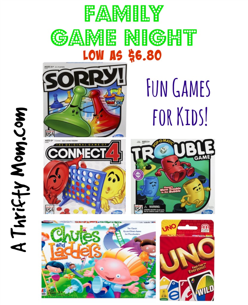Family Game Night - Games low as $6.80 - Fun Games for Kids!