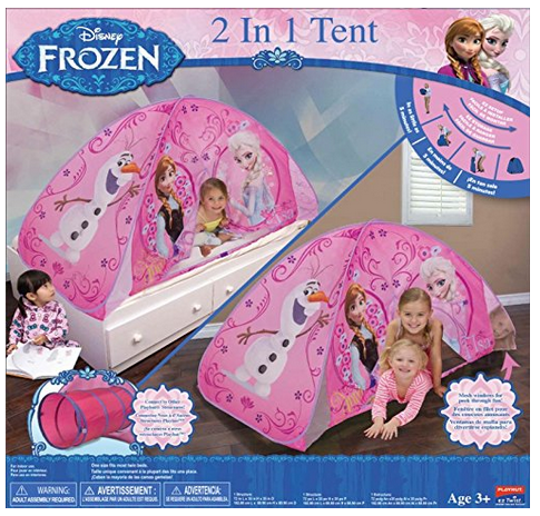 Frozen Bed Tent ~ Christmas Gift Idea! #Frozen #GiftForKids