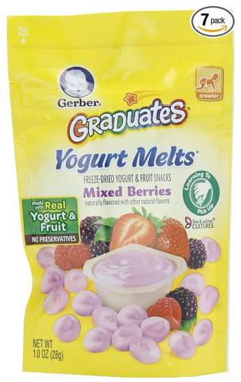 Gerber Graduate Yogurt Melts #BabySnack