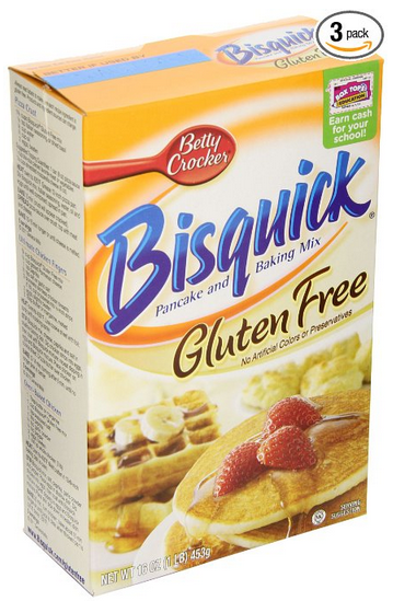 Bisquick Pancake and Baking Mix, GLUTEN-FREE, 16oz Boxes 3 Pk low as $10.66 Shipped ~ Perfect for Gluten-Free Breakfast, Dinner, or Desserts!