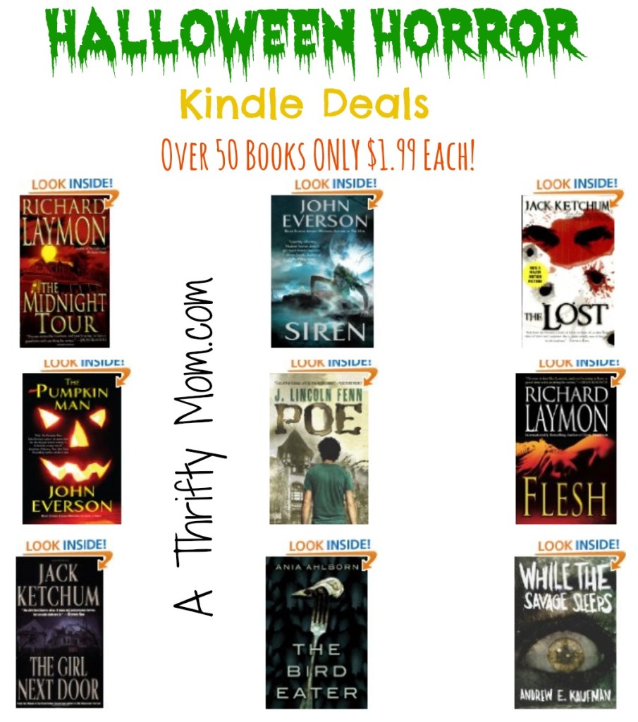 Halloween Horror Kindle Deals Over 50 Books Only $1.99 Each #Halloween #HorrorStories #Scary