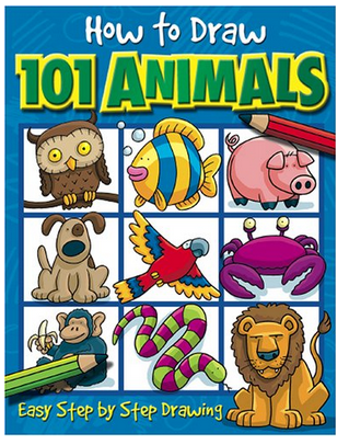 How To Draw 101 Animals - Fun Drawing Book For Kids
