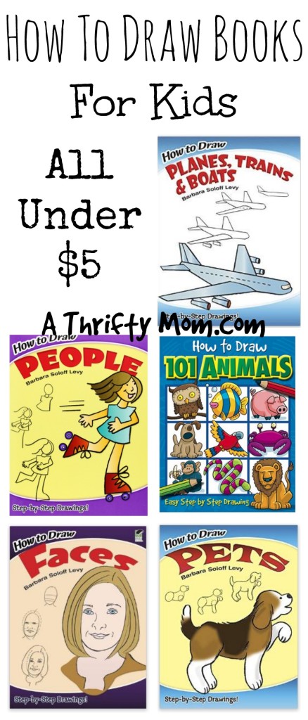 How to Draw Books For Kids All Under $5 - Fun Art Project for Kids