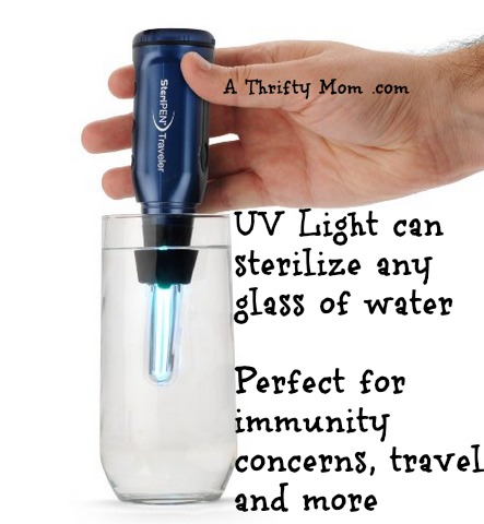 How to sterilize water UV light