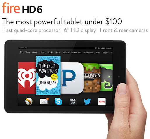 Kindle Fire HD 6 The Most Powerful Tablet Under $100 - Take it with you anywhere #GiftIdea