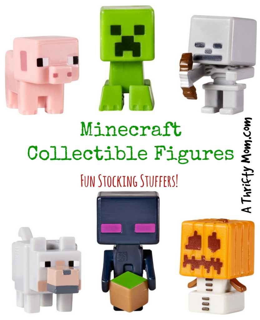 Minecraft Collectible Figures - Fun Stocking Stuffers! #Minecraft #GiftIdeasForBoys #ChristmasGiftIdeas