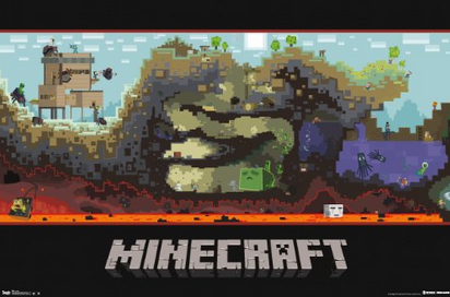 Minecraft poster shipped FREE